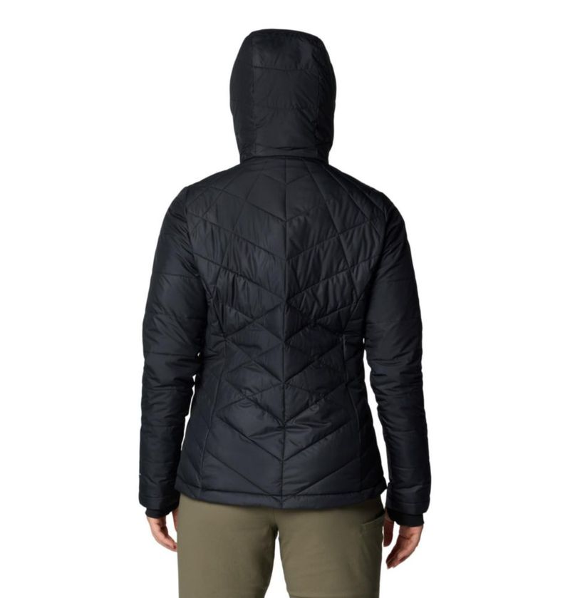 Columbia Chaqueta acolchada con capucha Heavenly - Negro - Talla Grande