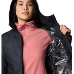Columbia Chaqueta acolchada con capucha Heavenly - Negro - Talla Grande