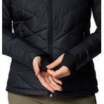 Columbia Chaqueta acolchada con capucha Heavenly - Negro - Talla Grande