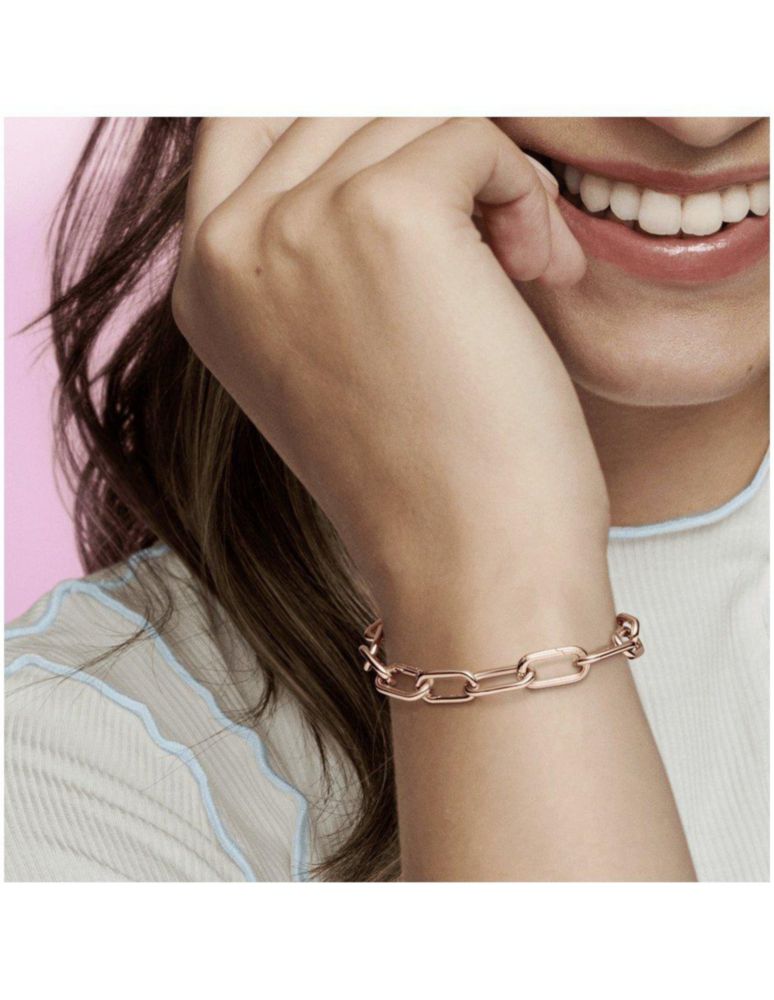 Pulsera Pandora ME 589588C00 Cadena Eslabones 3 Conectores Talla 18