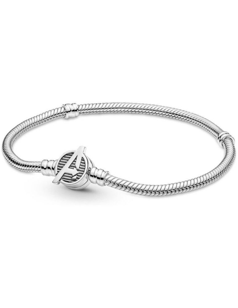 Brazalete Pulsera Pandora 590784C00 Cadena Serpiente Avengers Marvel Talla 16