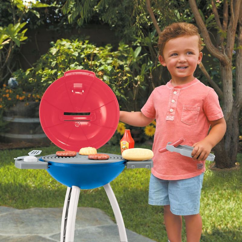 Parrilla de Barbacoa Little Tikes Roja Blanca y Azul – 14 piezas