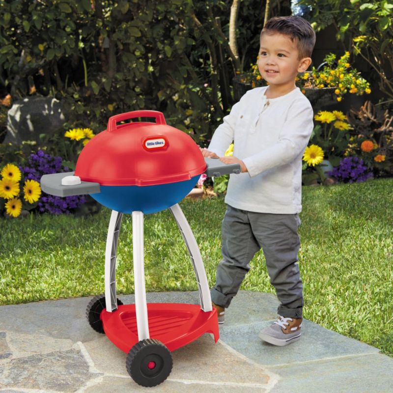 Parrilla de Barbacoa Little Tikes Roja Blanca y Azul – 14 piezas