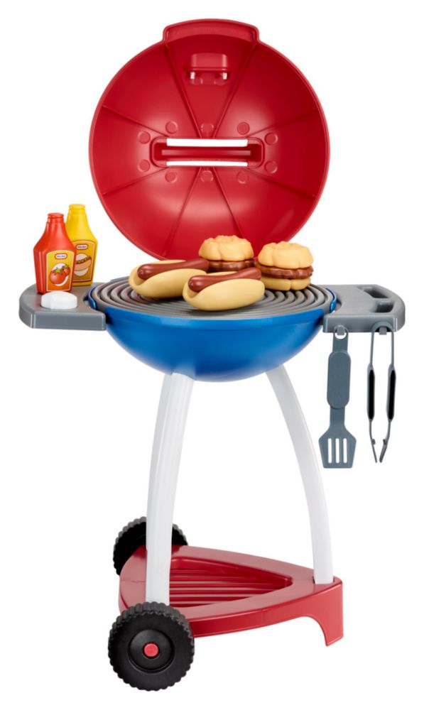 Parrilla de Barbacoa Little Tikes Roja Blanca y Azul – 14 piezas
