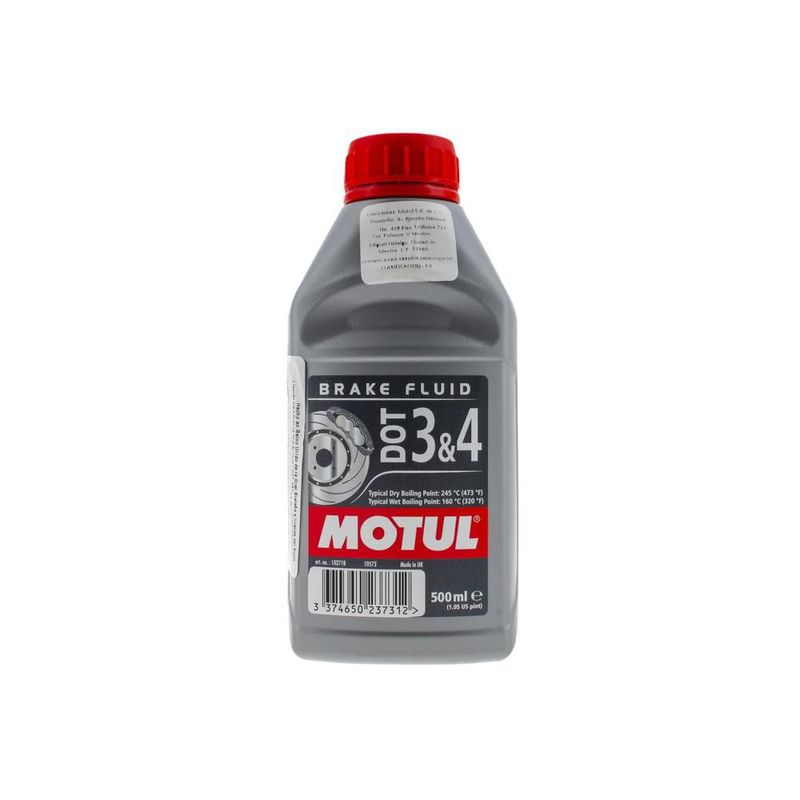 LIQUIDO DE FRENOS MOTUL SINTETICO DOT 3 & 4 500ML 102718
