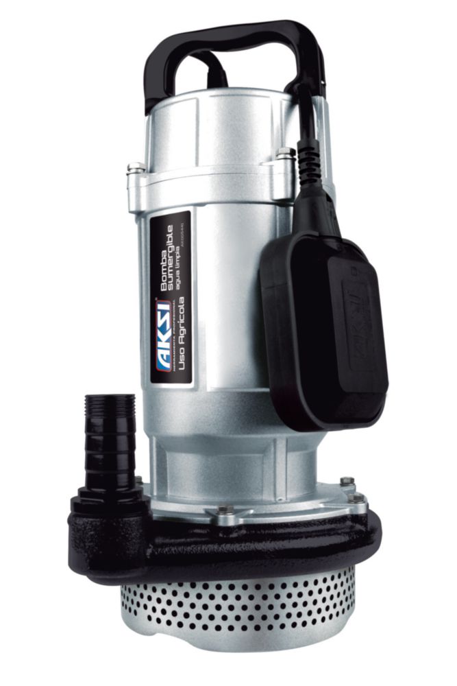 Bomba sumergible Aksi 1 HP 750W agua limpia cuerpo de aluminio