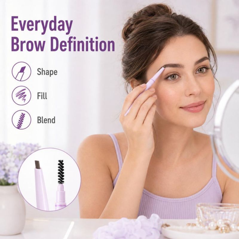 Lápiz de cejas Surezia Beauty Marrón claro 13 g