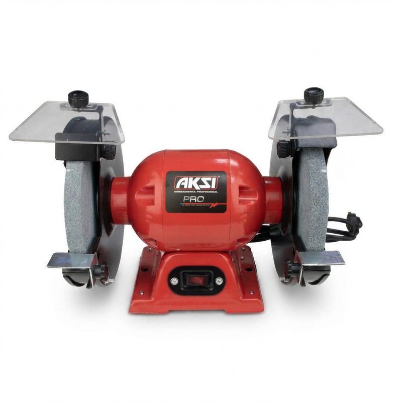 Esmeril de banco Aksi 560W piedras de 8 pulgadas Profesional