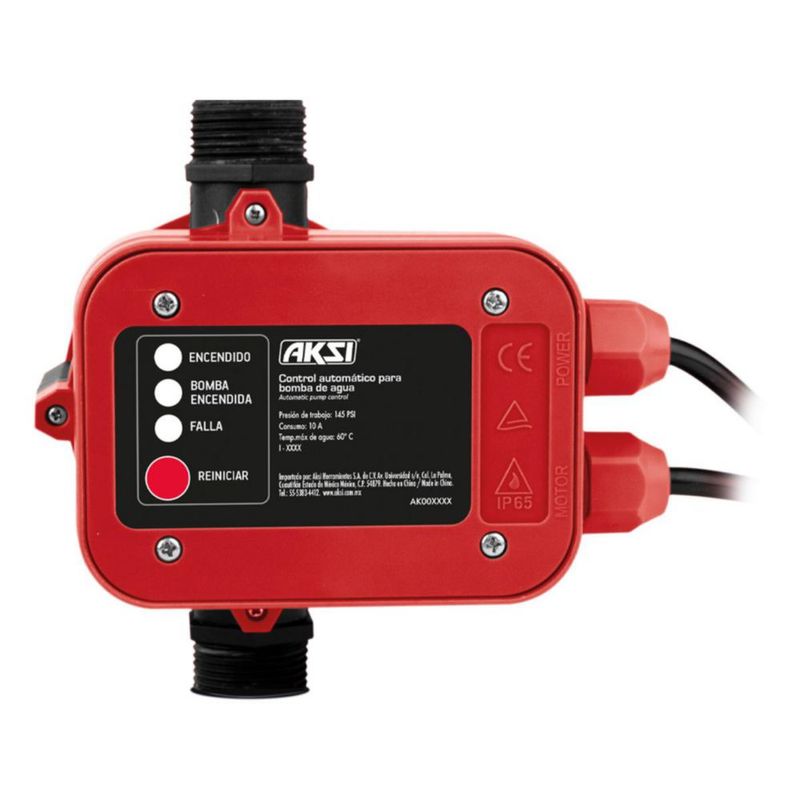 Control automático de presión Aksi para bomba de agua 180 grados