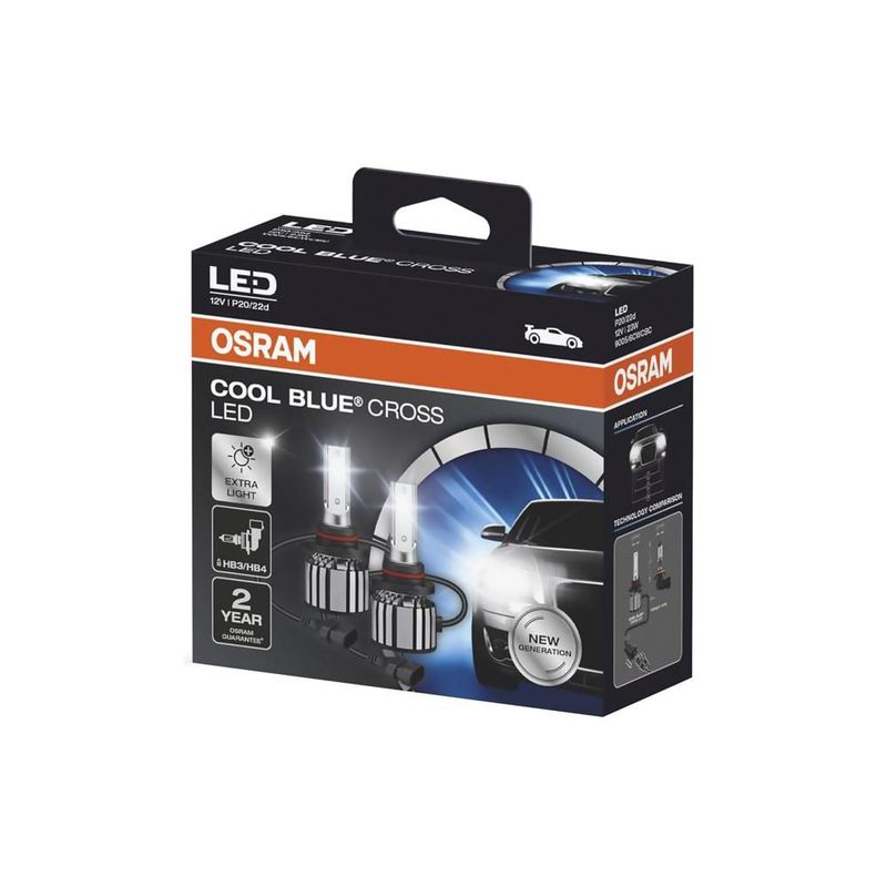 FOCO OSRAM 9005/9006 LED CBC 12V 23W P20/22D 2PZAS 9049005