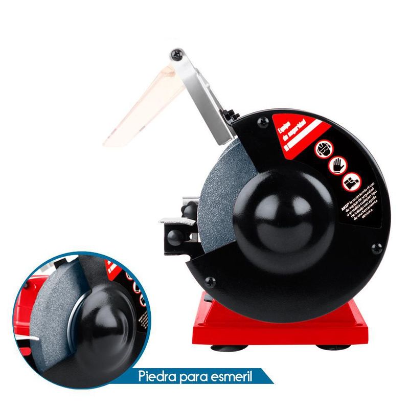 Esmeril de banco Aksi 250W piedras de 6 pulgadas