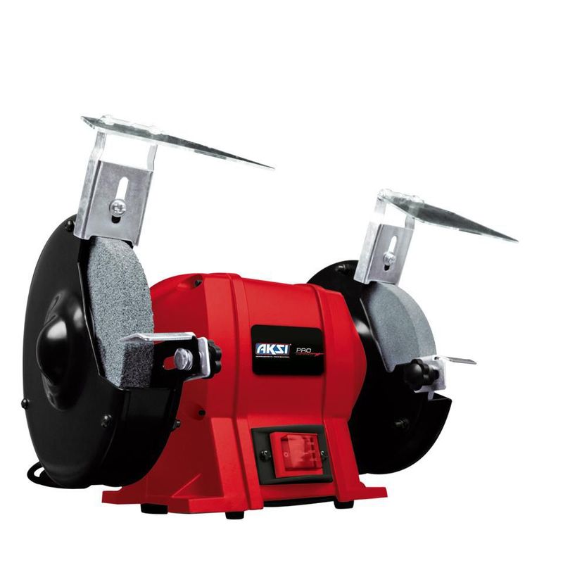 Esmeril de banco Aksi 250W piedras de 6 pulgadas