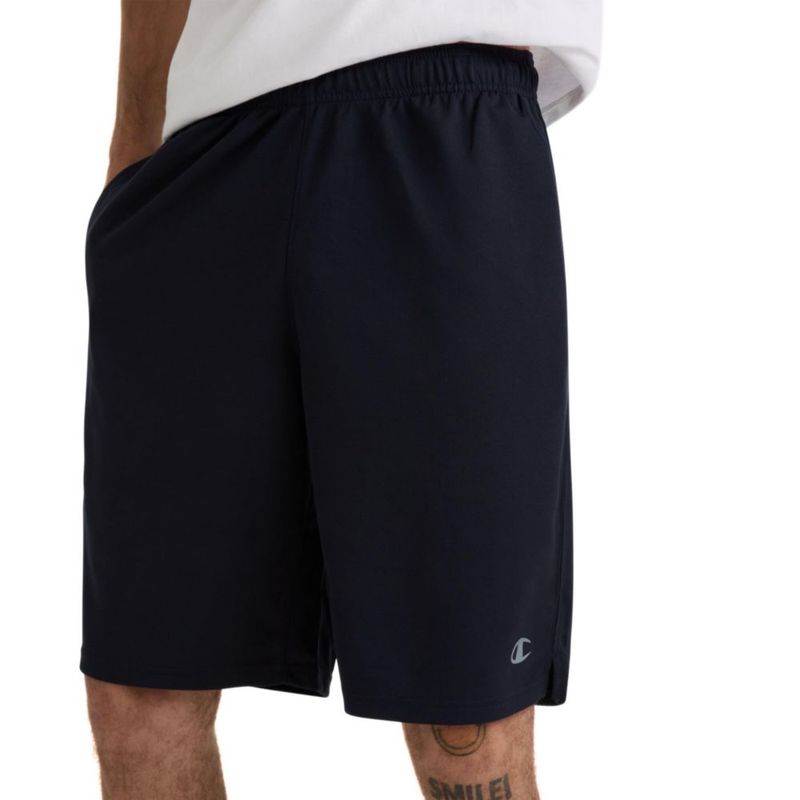 Shorts Champion 25 cm Azul Marino 4X Grande Ajuste Deportivo