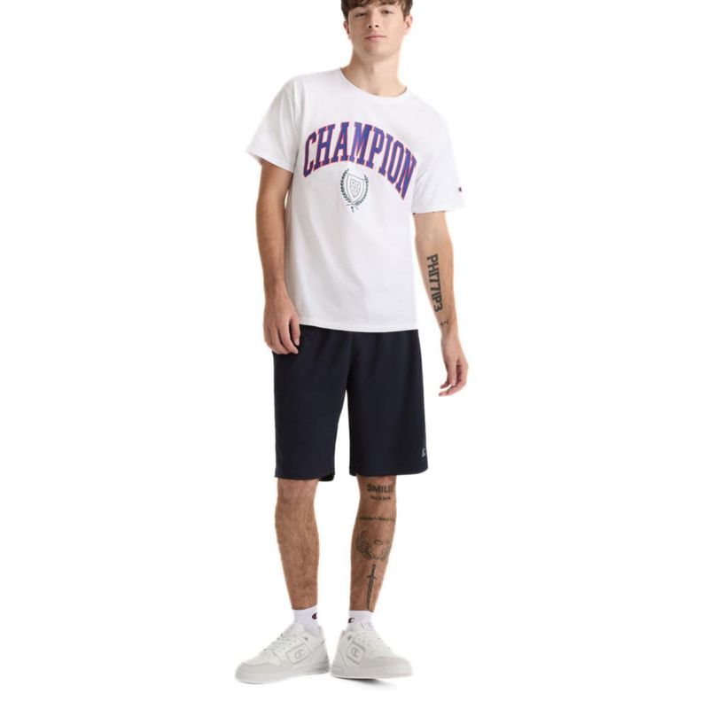Shorts Champion 25 cm Azul Marino 4X Grande Ajuste Deportivo