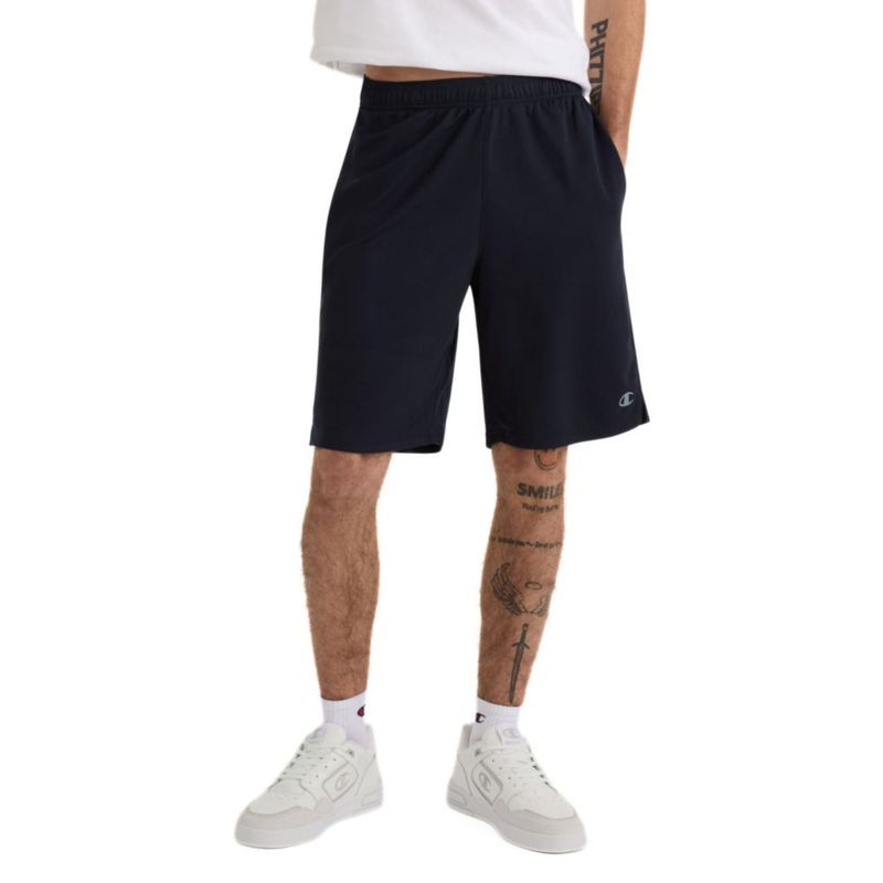 Shorts Champion 25 cm Azul Marino 4X Grande Ajuste Deportivo