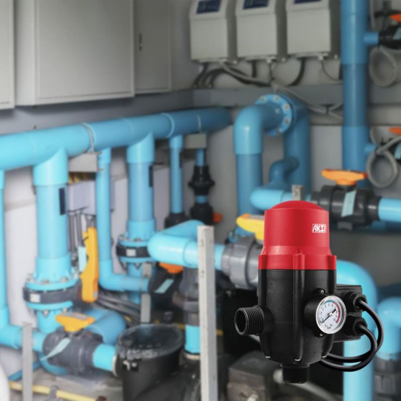 Control automático de presión Aksi para bomba de agua 90 grados