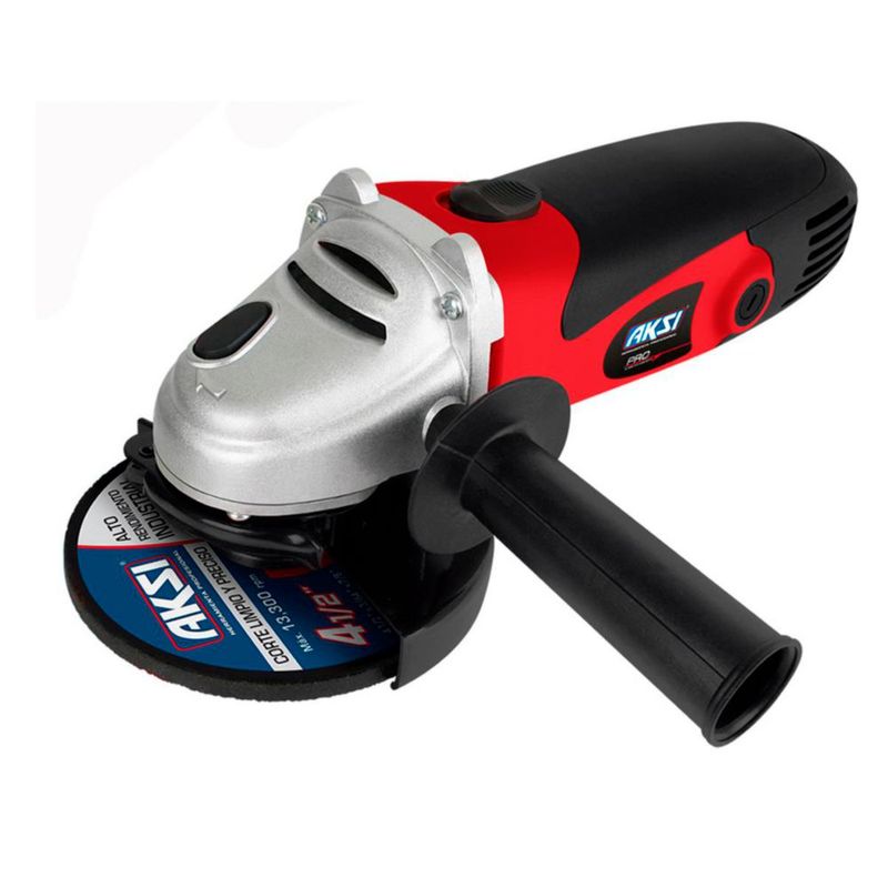 Esmeriladora angular Aksi 900W disco de 4 1/2 pulgadas Profesional