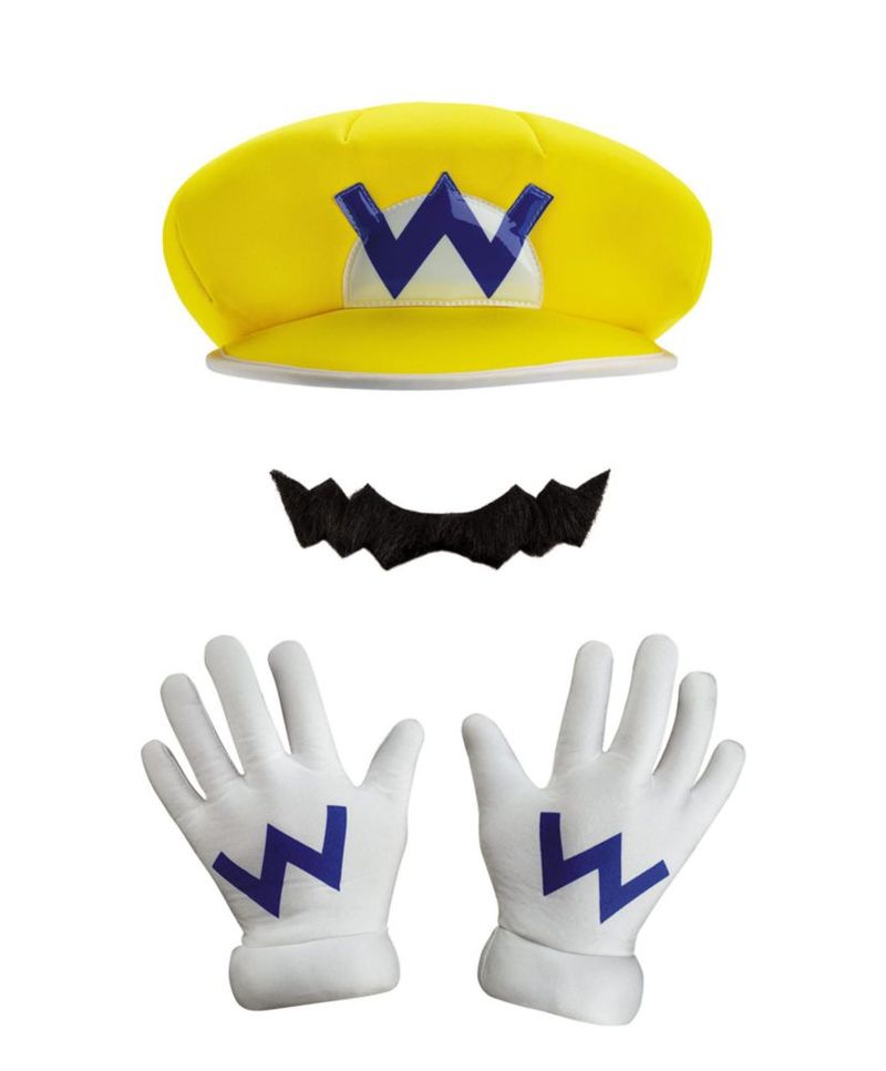 Kit de Disfraz Disguise Super Mario Bros Wario para Adultos