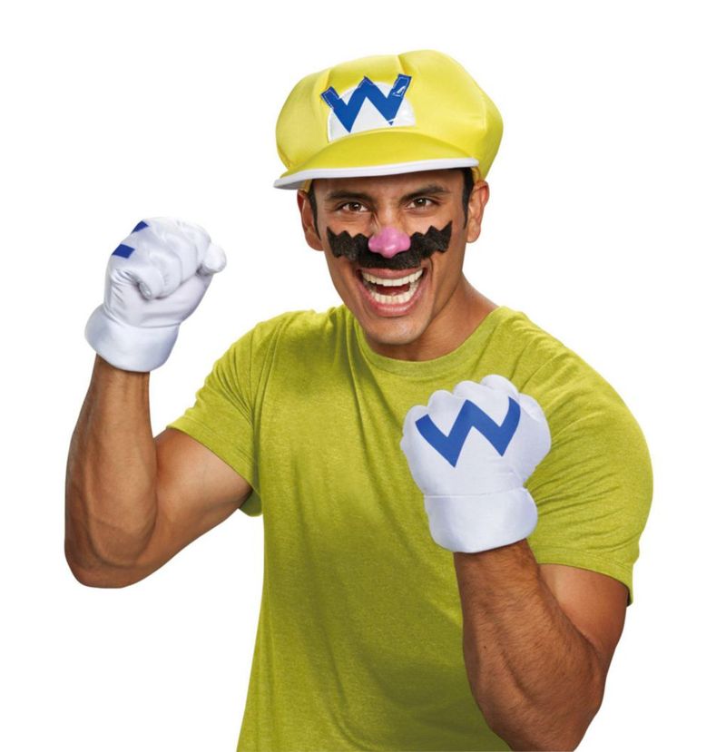 Kit de Disfraz Disguise Super Mario Bros Wario para Adultos