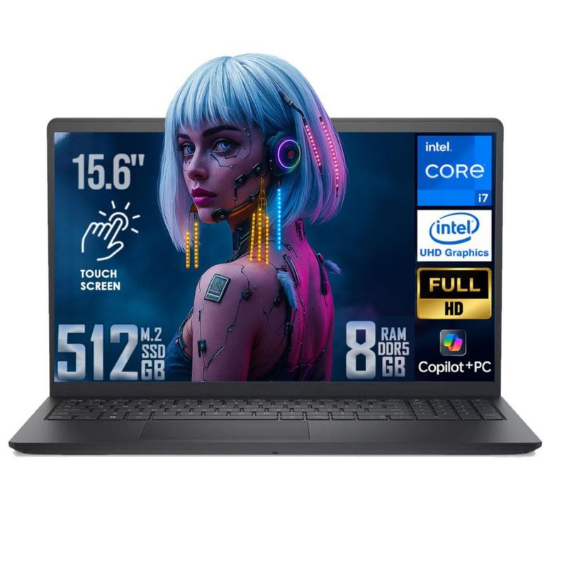 Laptop Dell 15 DC15250 Touch Core i7-1355u 8GB RAM 512GB SSD W11