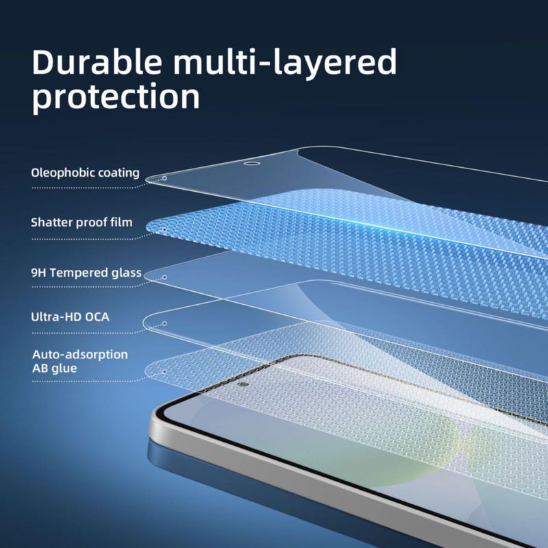 Protector de pantalla NEW'C para Samsung Galaxy A37 5G de vidrio templado
