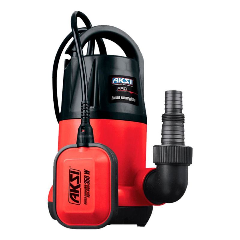 Bomba sumergible Aksi 1/2 HP agua limpia con flotador PRO