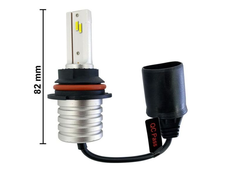 Kit 2 Focos LED para Auto Base 9004 Chip CSP 5530 8000 Lúmenes con Cable