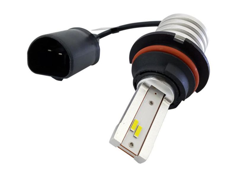 Kit 2 Focos LED para Auto Base 9004 Chip CSP 5530 8000 Lúmenes con Cable