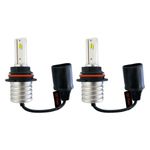 Kit 2 Focos LED para Auto Base 9004 Chip CSP 5530 8000 Lúmenes con Cable