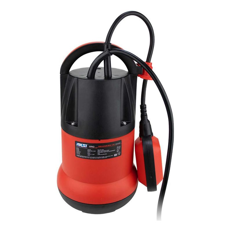Bomba sumergible Aksi para agua sucia con flotador eléctrico PRO