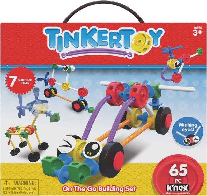 Set de Construcción Tinkertoy 65 piezas edades 3+