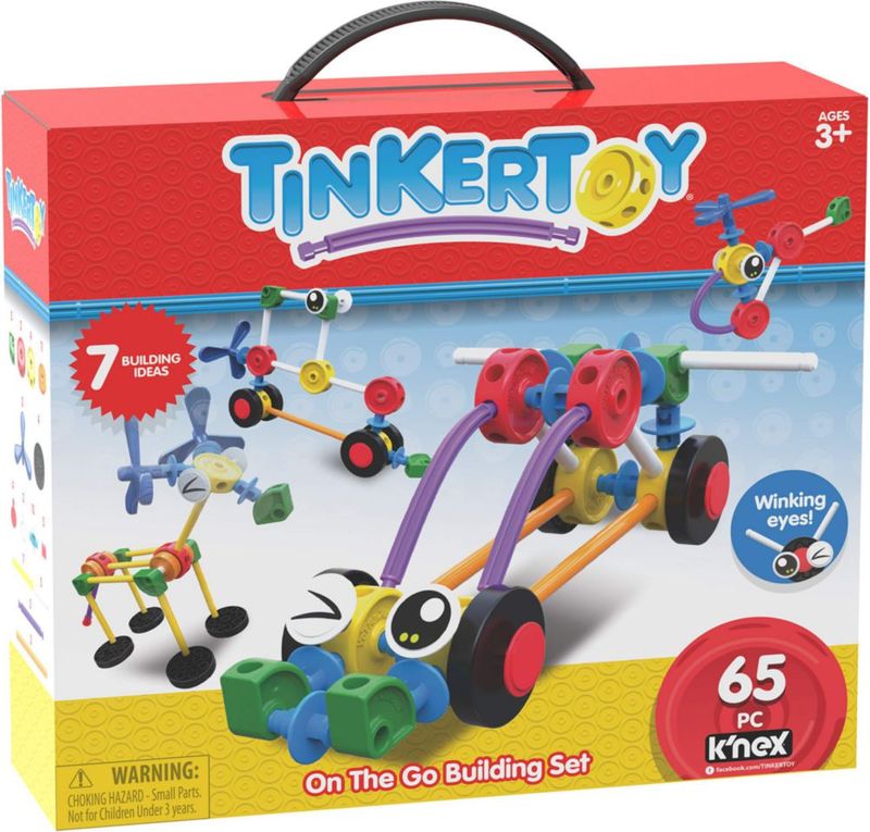 Set de Construcción Tinkertoy 65 piezas edades 3+
