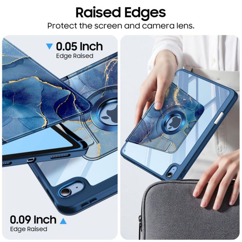 Funda para iPad FINTIE 11\"/10.9\" con Soporte Giratorio y Soporte para Apple Pencil