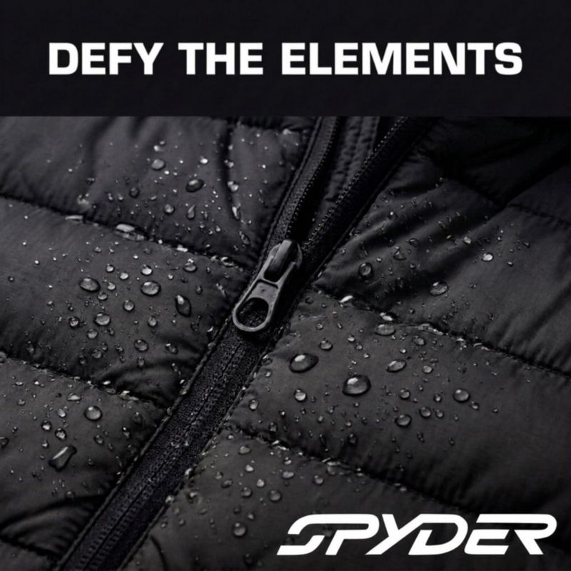 Chaqueta Spyder Ligera y Plegable con Capucha para Invierno
