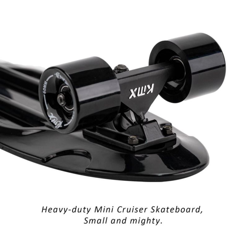 Patineta Mini Cruiser KMX Negra 56 cm (22 ")