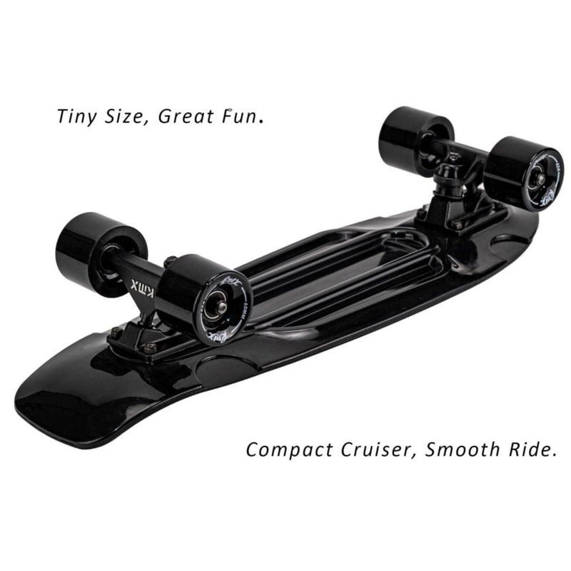 Patineta Mini Cruiser KMX Negra 56 cm (22 ")