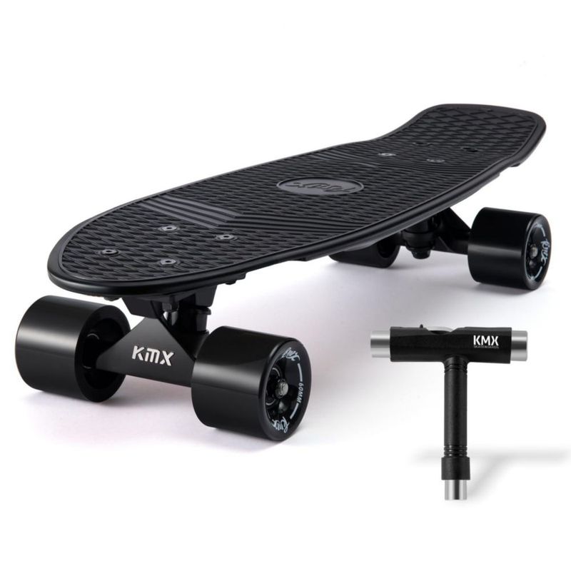 Patineta Mini Cruiser KMX Negra 56 cm (22 ")