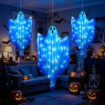 Decoración de fantasma PASUTO 122 cm 50 luces LED con temporizador