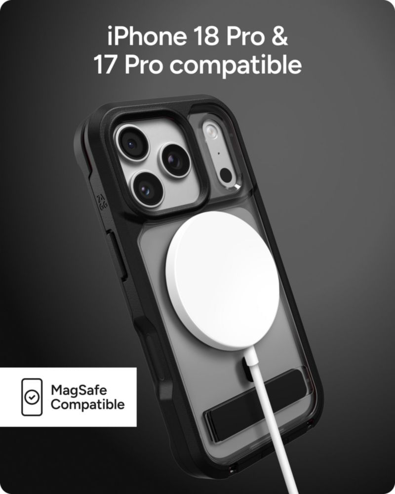 Funda ZAGG Rainier para iPhone 18/17 Pro – Color Smoke