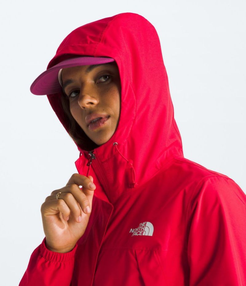 Abrigo The North Face Antora Impermeable Hibiscus para mujer XL