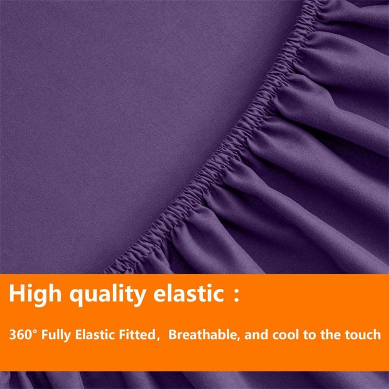 Juego de cama TAIMIT Queen 7 piezas Morado