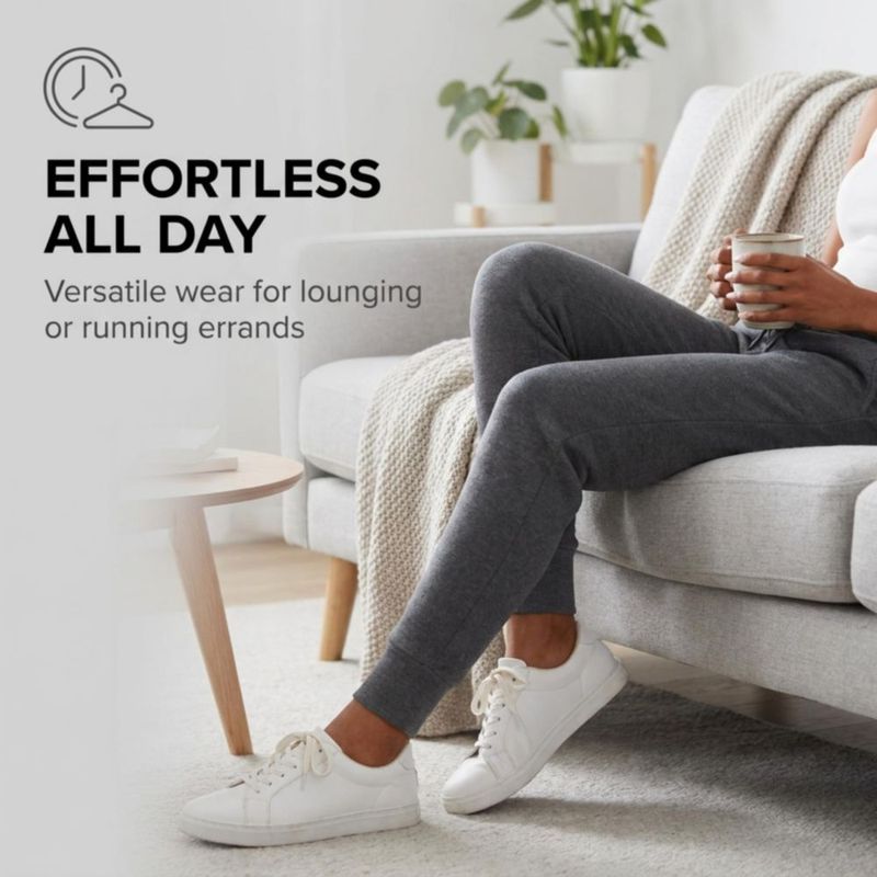 Pantalones de chándal BottomLine 3‑pack de forro polar para mujer con bolsillos