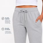 Pantalones de chándal BottomLine 3‑pack de forro polar para mujer con bolsillos
