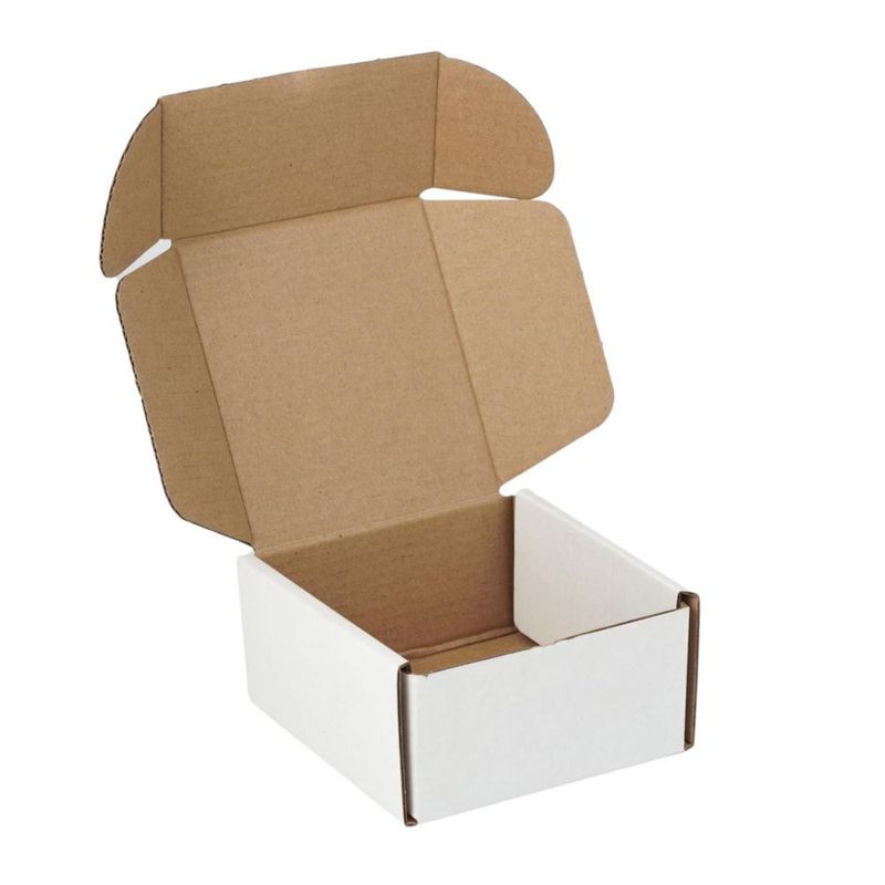 Cajas de envío Nest Gleam 10x10x5 cm Pack de 3 blancas