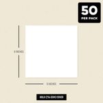 Cartulina Dynamico 20 x 20 cm 80 lb Blanco 50 unidades