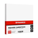 Cartulina Dynamico 20 x 20 cm 80 lb Blanco 50 unidades
