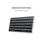 Teclado Satechi Slim X1 Bluetooth Retroiluminado Plateado