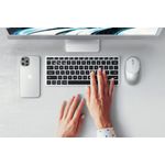 Teclado Satechi Slim X1 Bluetooth Retroiluminado Plateado