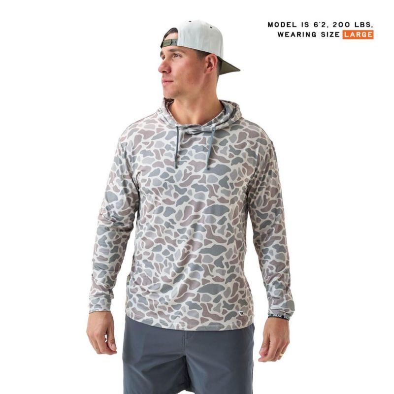Sudadera con capucha Burlebo Camo clásico de ciervo de alto rendimiento