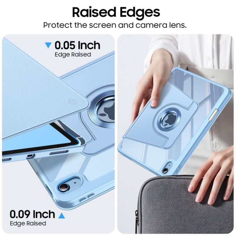 Funda para iPad FINTIE Rotativa 11"/10.9" con soporte para Apple Pencil